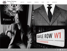 Tablet Screenshot of fusiontailoring.com